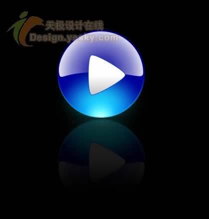 Fireworks设计水晶质感的Media Player 播放器图标  全福编程网