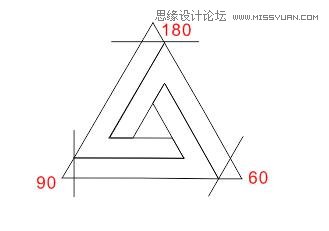 CorelDraw制作三角形立体企业LOGO