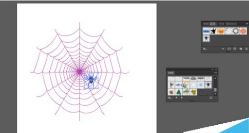 怎么用AI绘制蜘蛛网图案