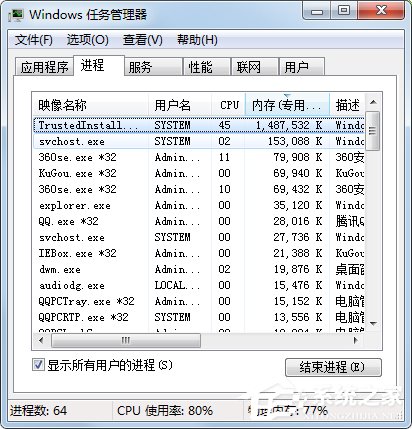 Win7系统Trustedinstaller.exe占用最高怎么办 全福编程网