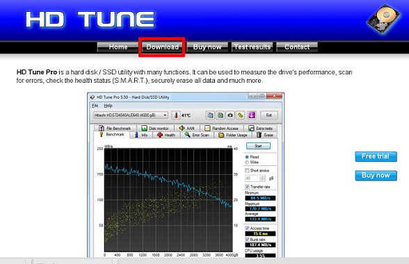 HD Tune官方下载