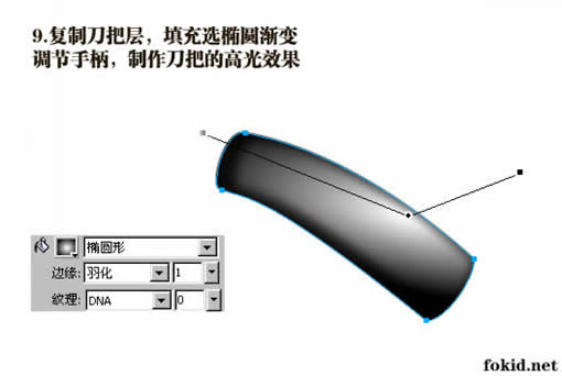 Fireworks快速制作带血的金属刀具