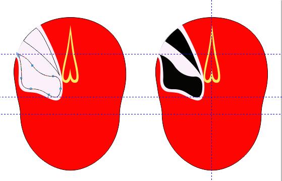 CorelDRAW X7绘制京剧脸谱