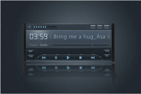 PhotoShop绘制音乐播放器界面教程 全福编程网