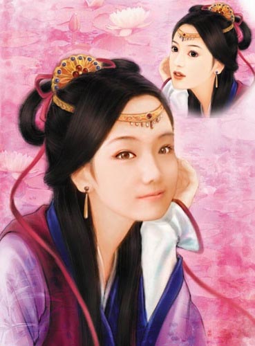 用PS合成古代美女换脸术 全福编程网