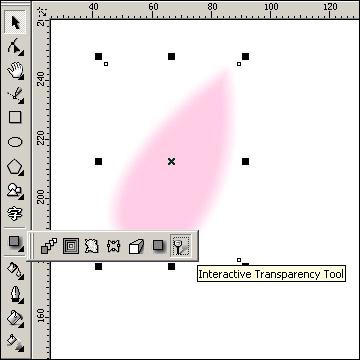 用Corel Draw绘制中国画荷花