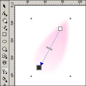 用Corel Draw绘制中国画荷花