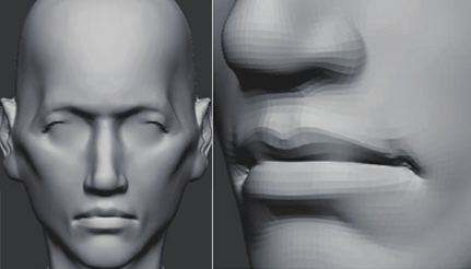 zbrush,zbrush头部雕刻,zbrush雕刻