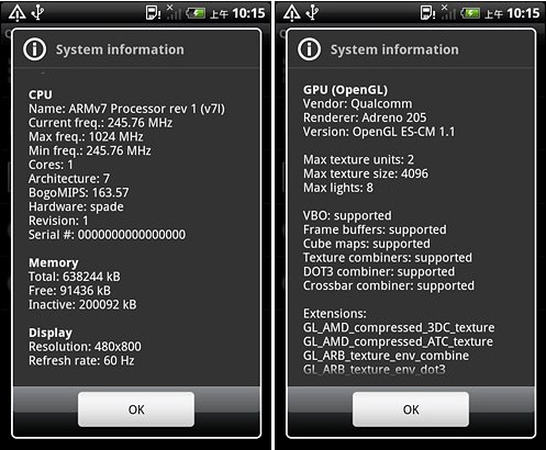 HTC旗舰手机G10对比G11