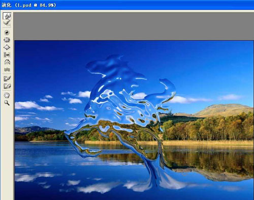 Photoshop滤镜教程-液体马效果