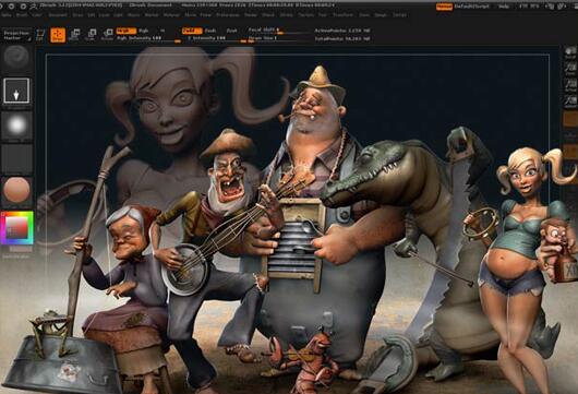 ZBrush,ZBrush教程,ZBrush网格提取