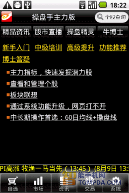 益盟操盘手牛博士栏目界面