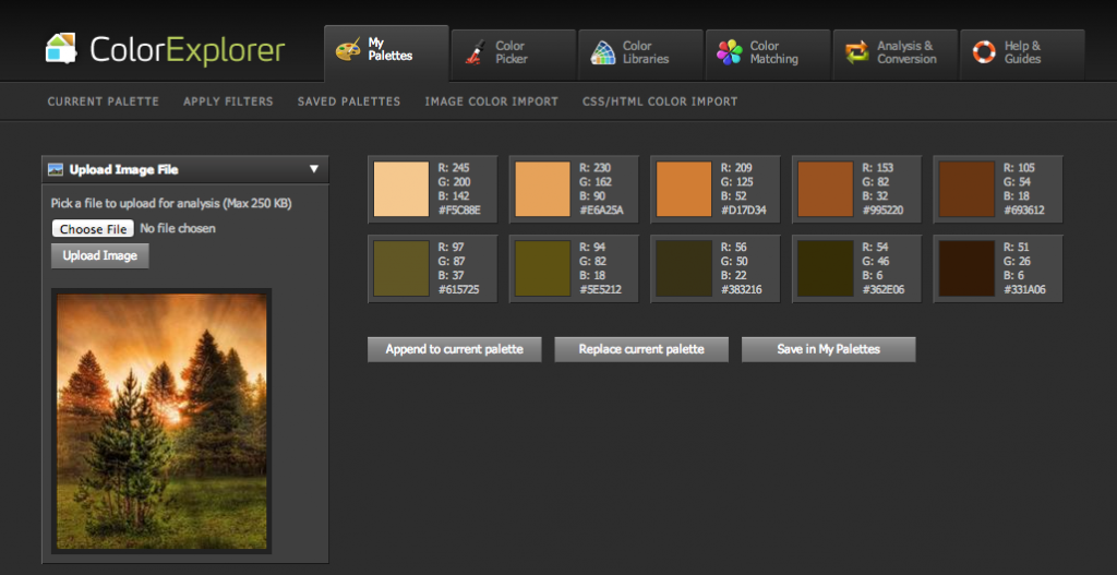 colorexplorerpalette