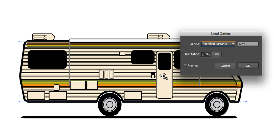 Breaking Bad RV in Illustrator