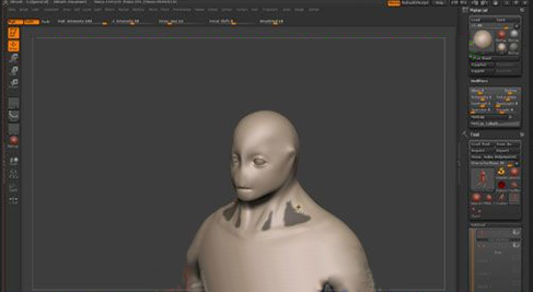 ZBrush雕刻肌肉,zbrush雕刻