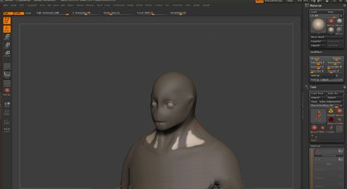 ZBrush雕刻肌肉,zbrush雕刻