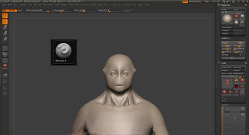 ZBrush雕刻肌肉,zbrush雕刻