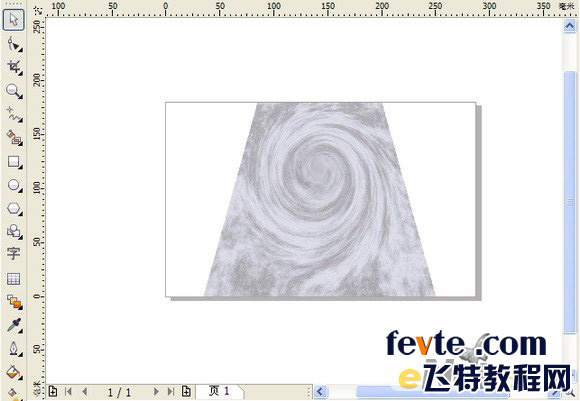 CDR制作浩瀚星河 飞特网 CDR实例教程