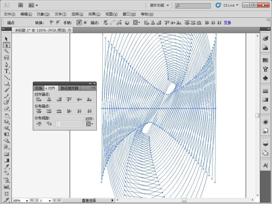 AI制作复杂钞票底纹 全福编程网网 AI实例教程