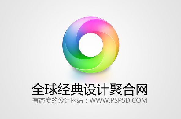 PhotoShop绘制漂亮的渐变彩色圆环教程  全福编程网