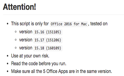 Office2016,Office2016 Mac版,Office2016 Mac版太大了怎么解决,Office2016 Mac版占用存储空间过大的解决办法,