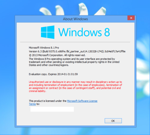 WindowsBlue正式名或为Windows8.1