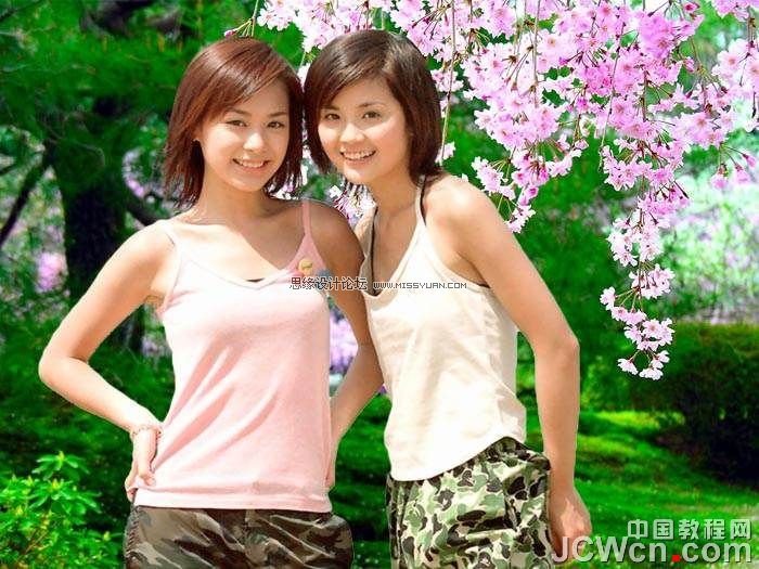 PhotoShop抽出完美快速抠出Twins照片教程 全福编程网教程