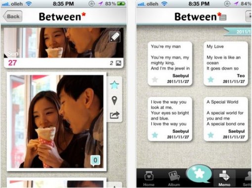 为情侣打造私密的移动社交网络:Between 全福编程网