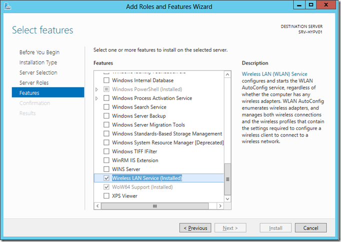 windows server2012默认无线网络功能不可用的问题 全福编程网