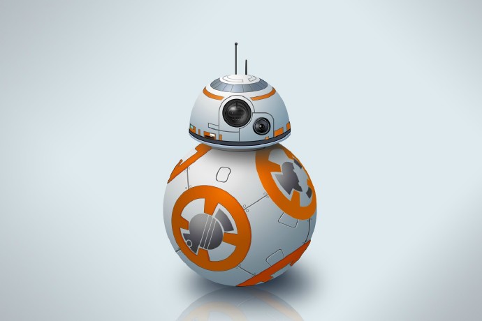 PS绘制设计星球大战里的BB-8机器人   全福编程网