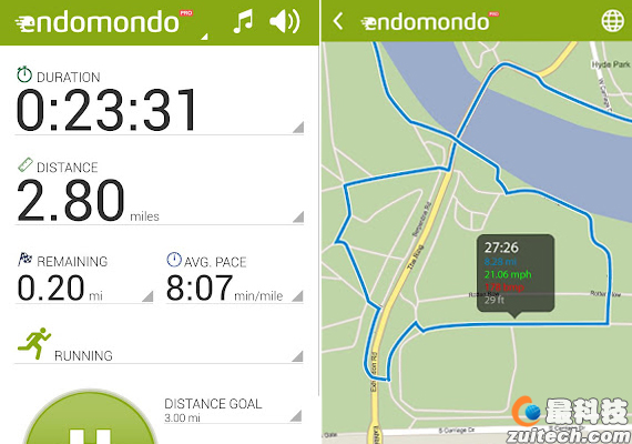 Endomondo Pro：追踪你的夏日运动！