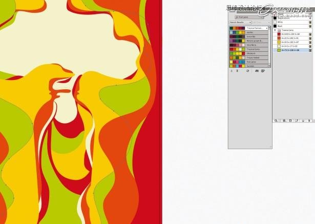 Illustrator绘制艺术感很强的剪纸效果,PS教程,思缘教程网