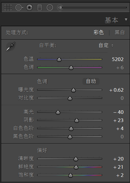 逆光照片的Lightroom示例 温暖自然的色彩