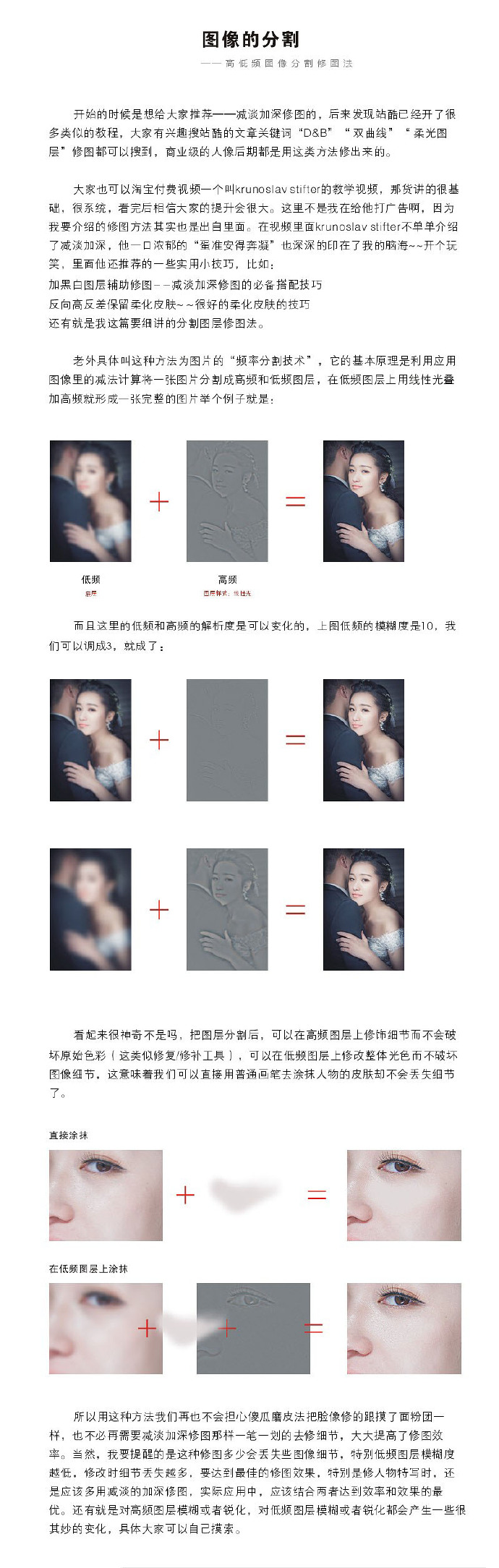 Photoshop巧用高低频图像分割修图法后期修图 全福编程网