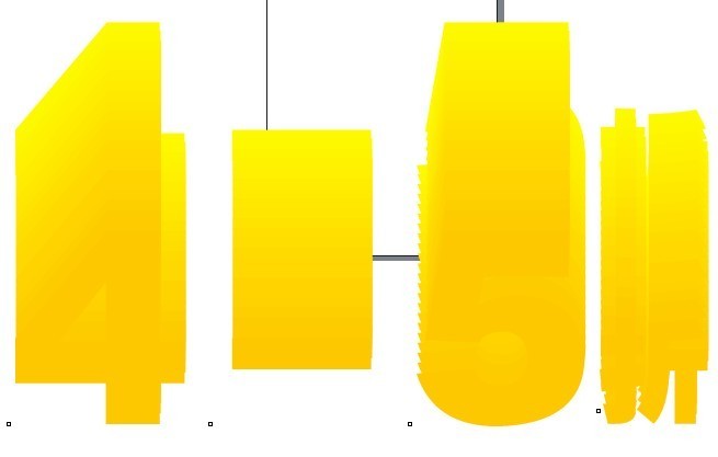 CDR简单制作立体字 全福编程网教程网 CDR实例教程