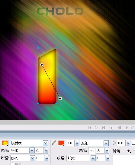 Fireworks教程:制作很炫的斜线条背景