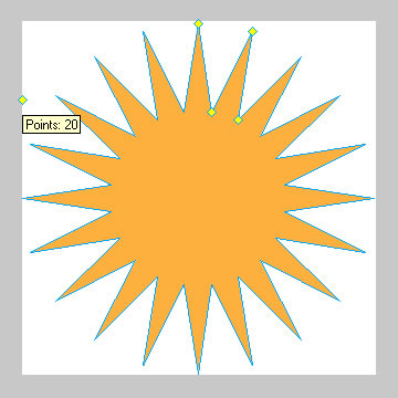 Fireworks制作光芒四射的广告效果