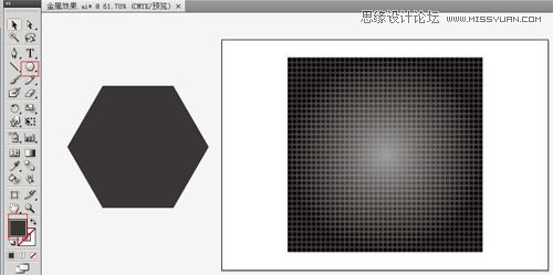 Illustrator多边形工具绘制质感素材