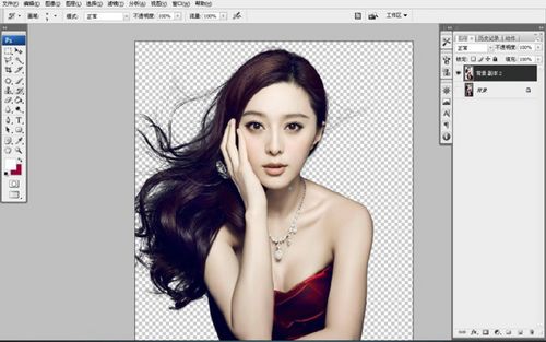 PS教程：Photoshop完美抠出人物飘洒发丝