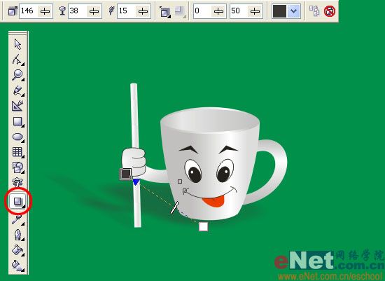 Coreldraw打造可爱俏皮的卡通杯子_全福编程网教程