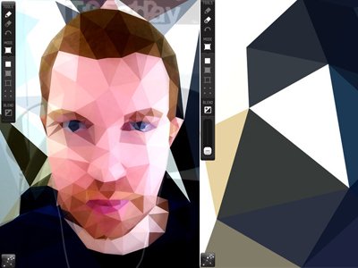 Poly turns you into a polygonal artwork.