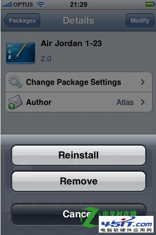 iphone4s中的cydia怎么卸载？