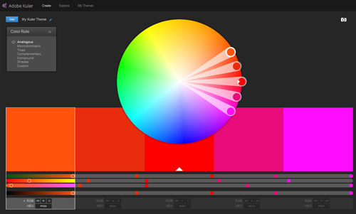 教你使用最受欢迎的配色小工具KULER 全福编程网