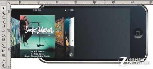 CorelDRAW教程 教你画苹果iPhone手机 