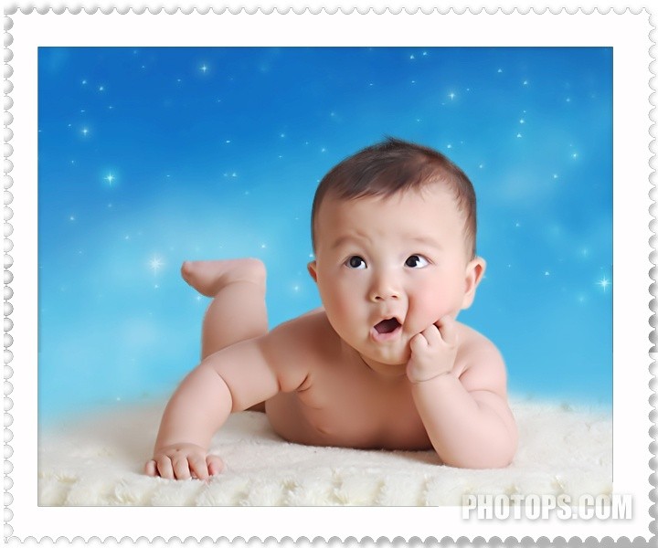 PhotoShop简单给宝宝换个甜梦背景 全福编程网