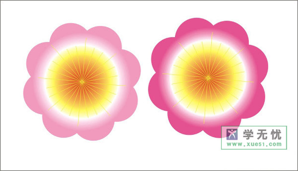 coreDRAW实例如何制作桃花教程 全福编程网