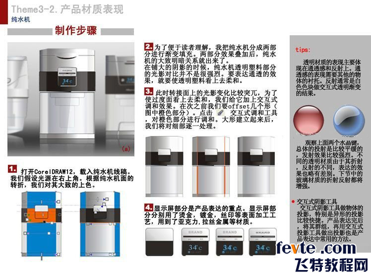 CDR绘制饮水机教程  全福编程网教程