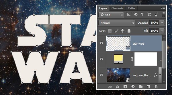 原力觉醒！Photoshop创建星战文字特效
