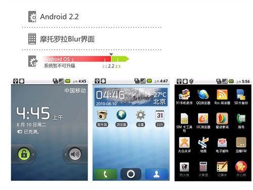 Android直板全键盘 摩托罗拉XT316评测