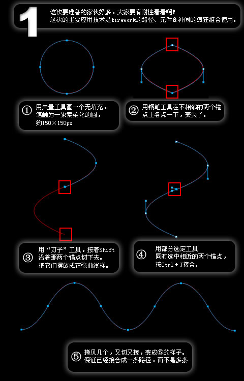 Fireworks制作仿3D光亮DNA桌面 